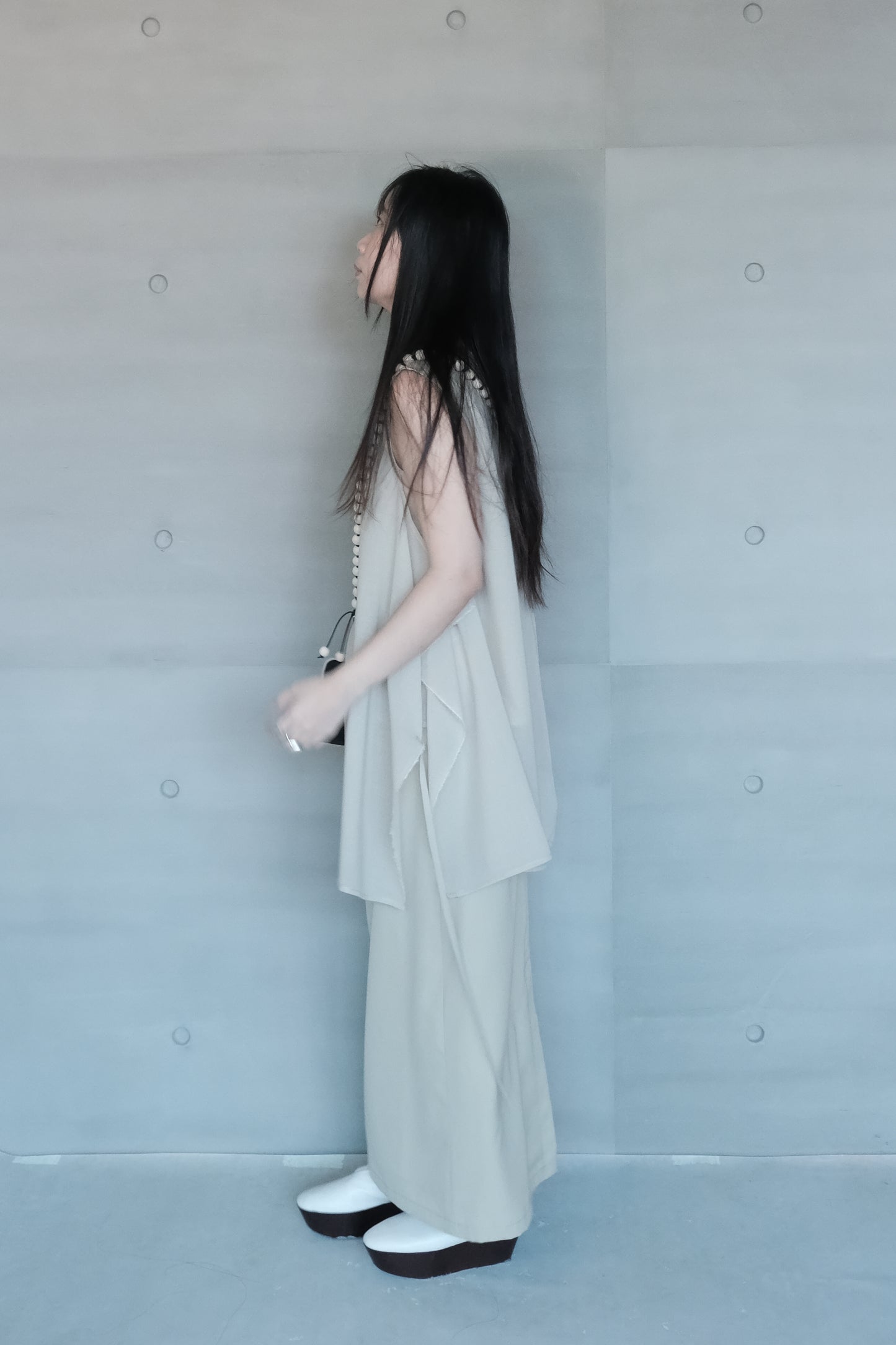 asymmetric dual-way tie vest (pre-order)