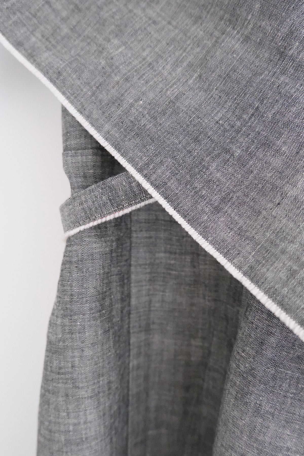 dark grey thin-strap asymmetrical dress