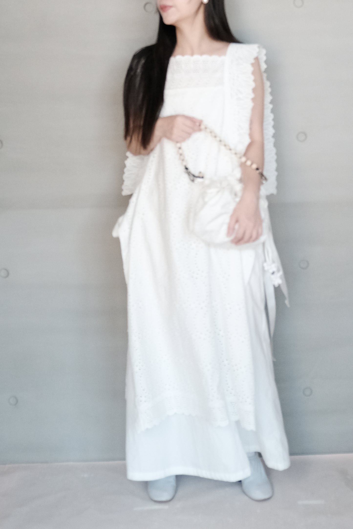 soft wings slip lace dress ( last piece)