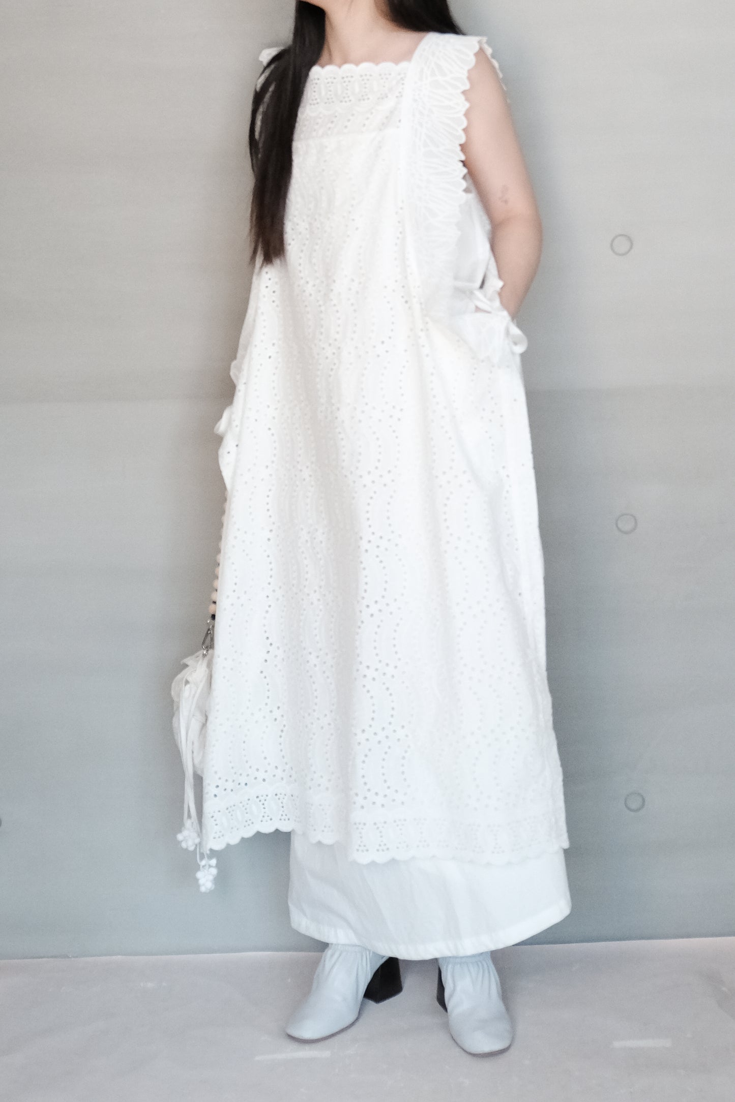 soft wings slip lace dress ( last piece)