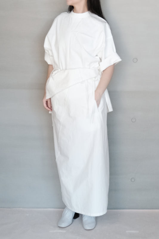 embroidered logo white t-shirt