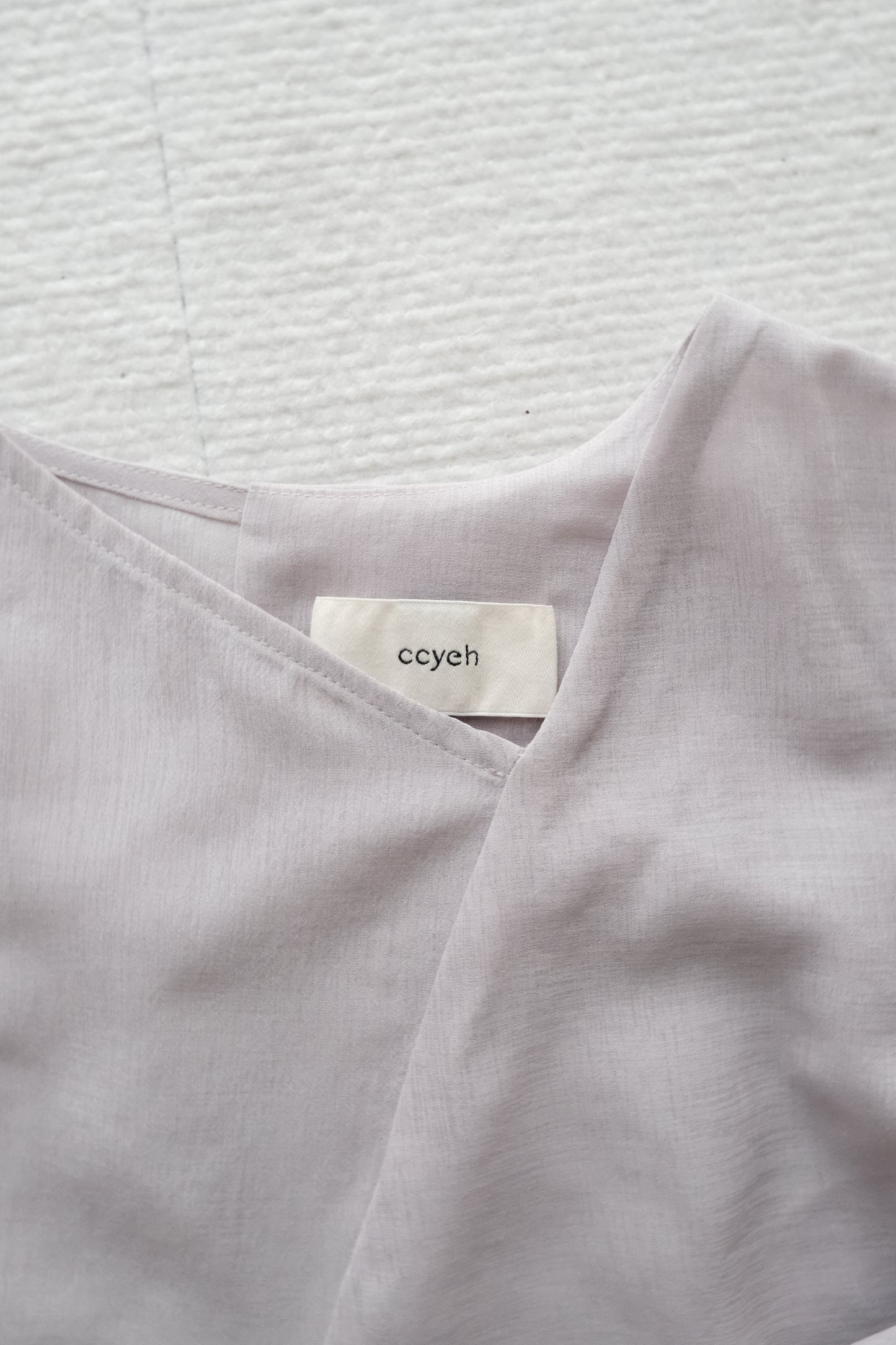 asymmetric dual-way tie vest - grey (in-stock)