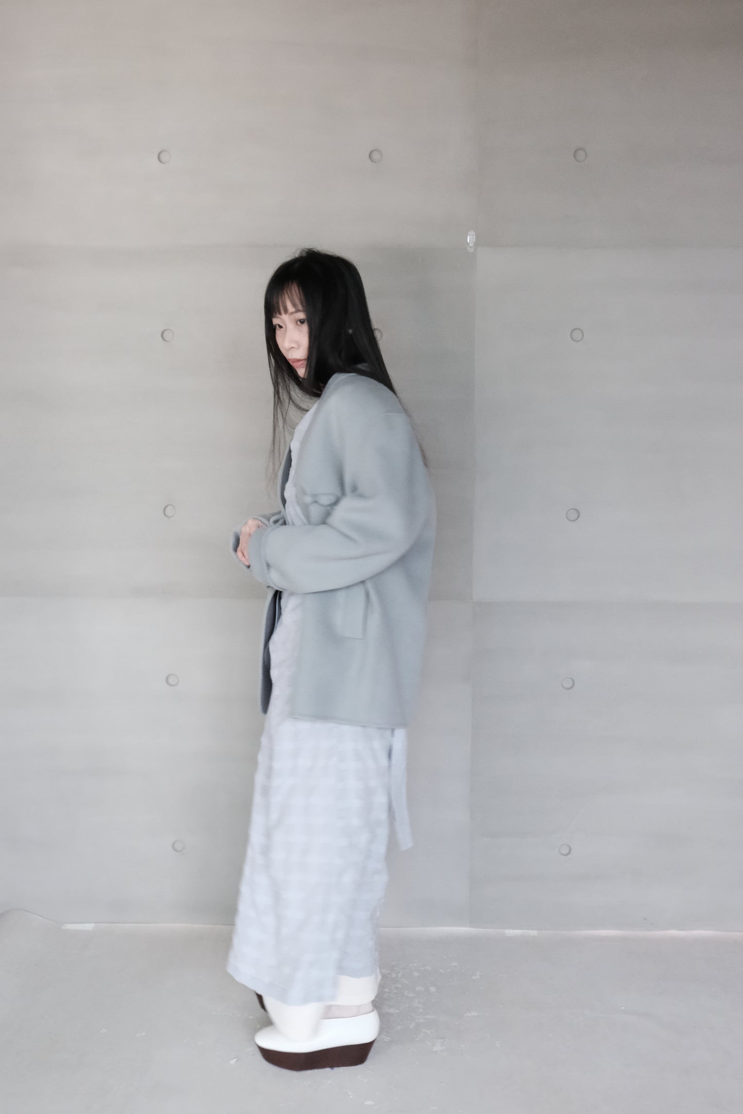 cotton wrapped dress (in-stock)