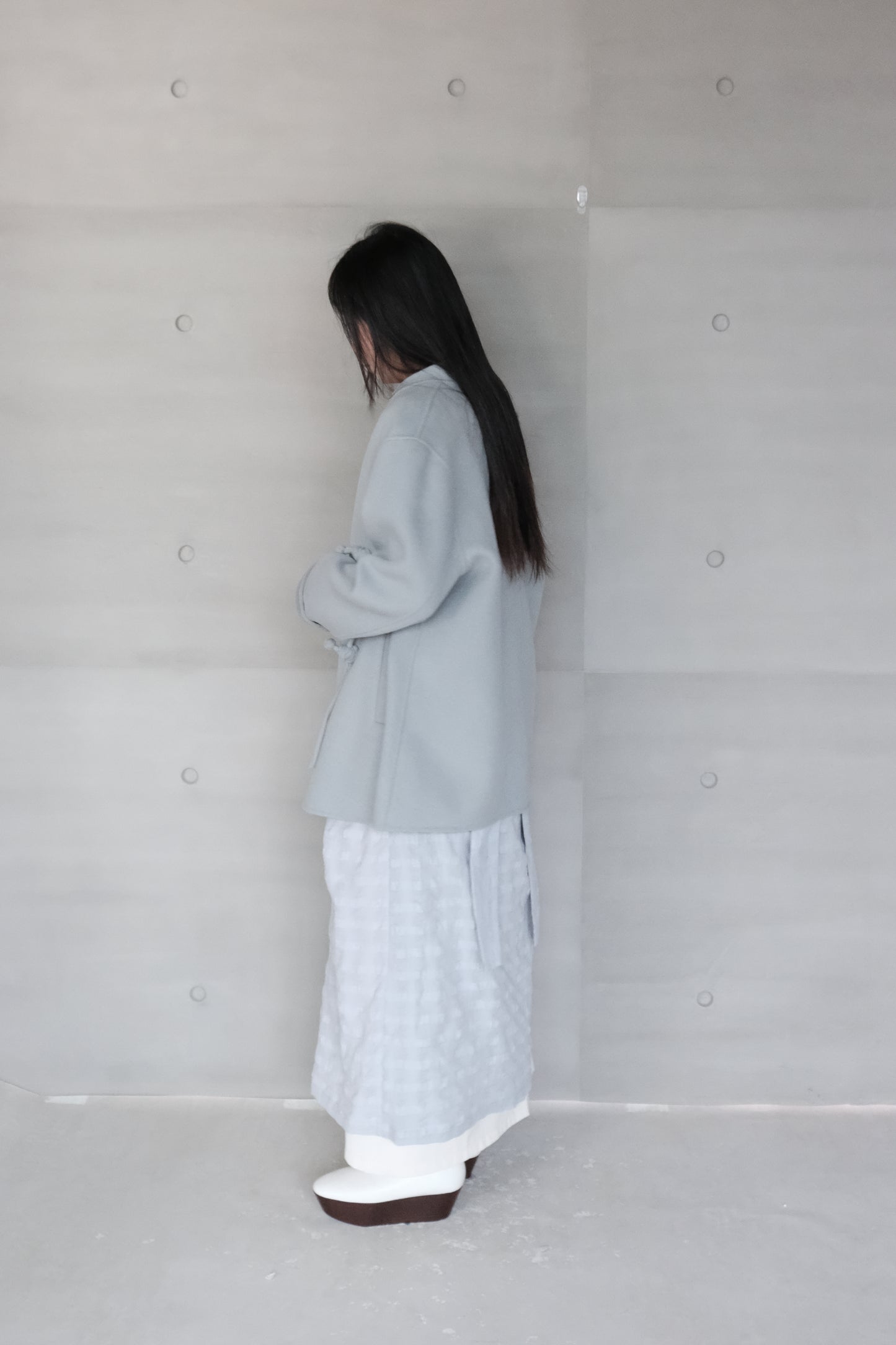 cotton wrapped dress (in-stock)