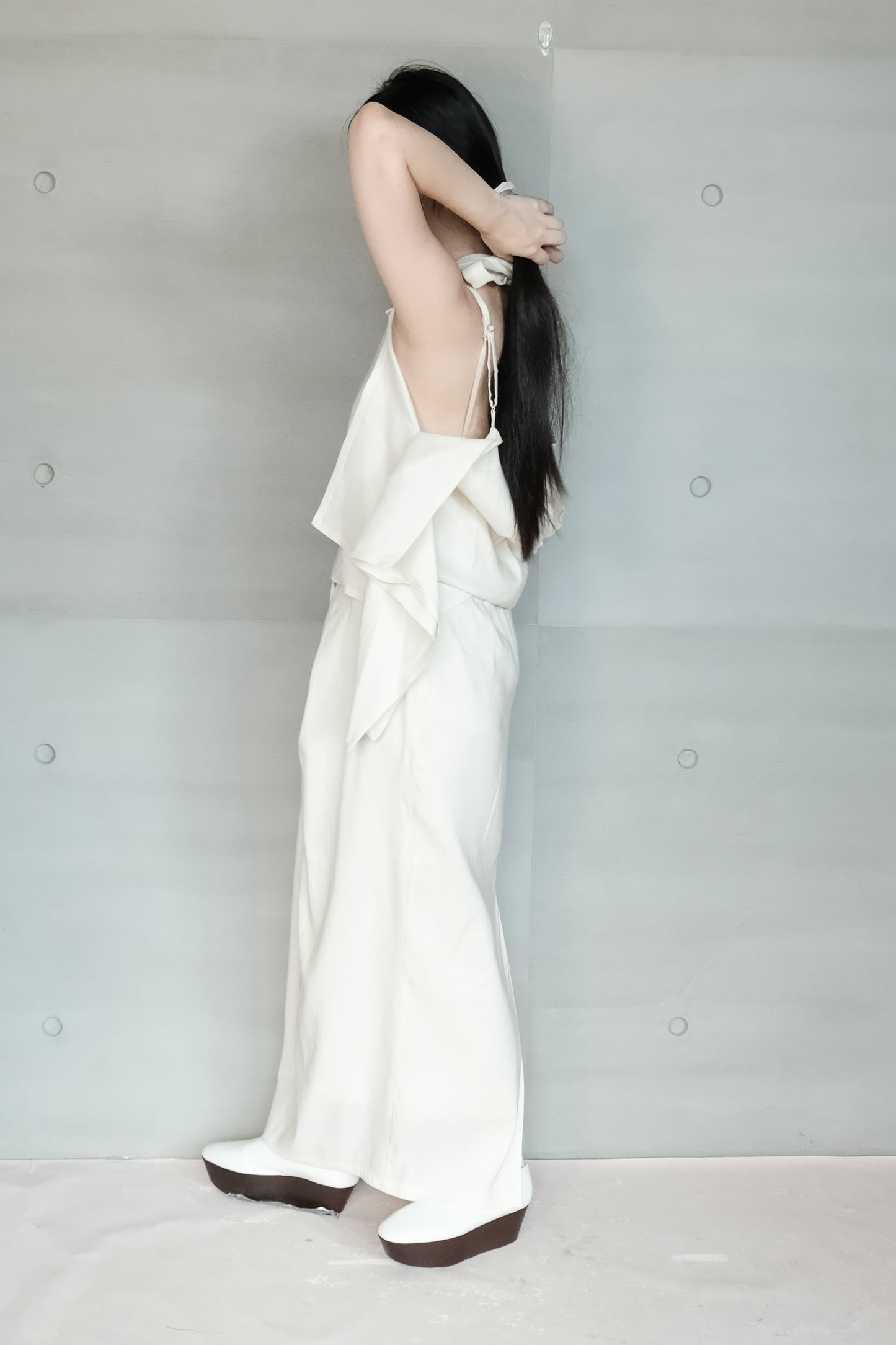square-cut tie-strap top