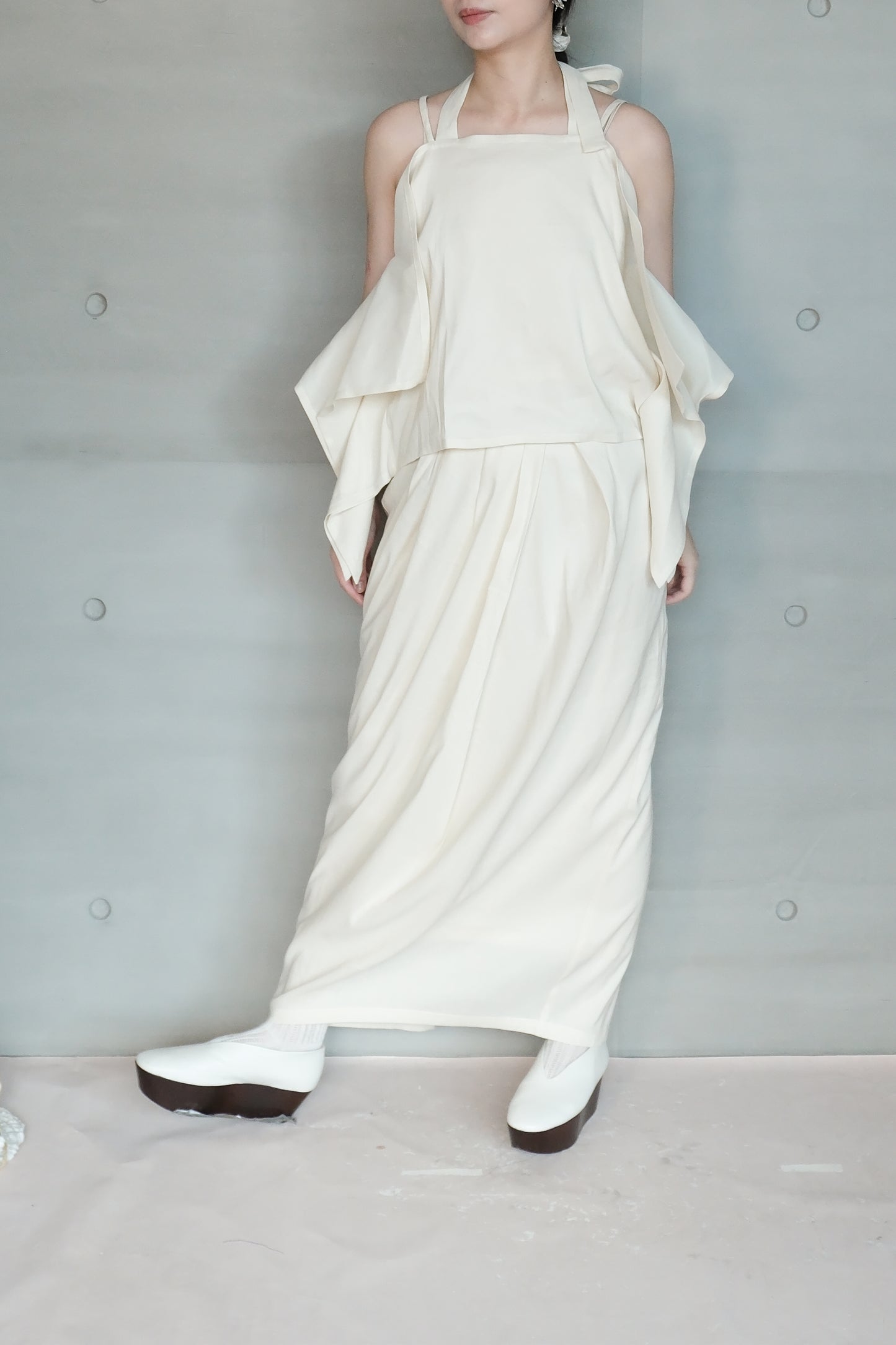 square-cut tie-strap top