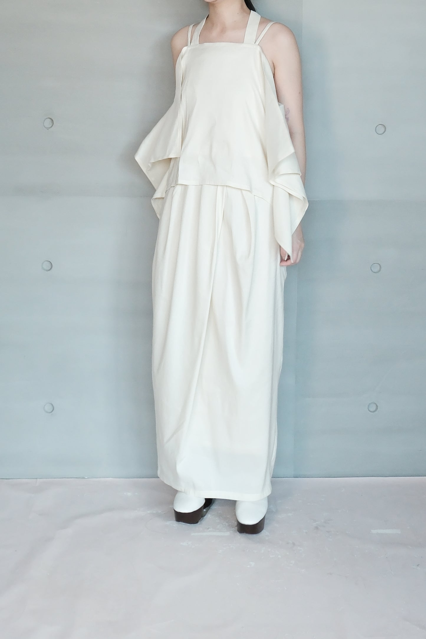 square-cut tie-strap top