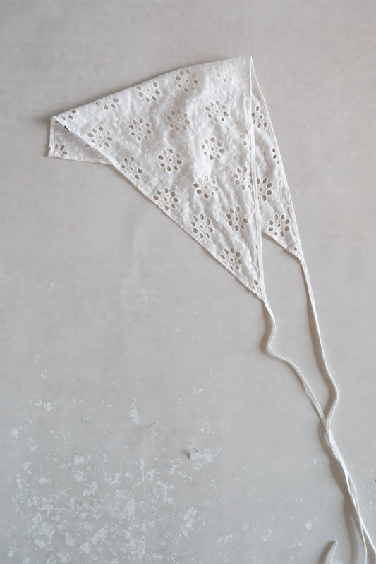 lace jacquard multi-way triangle scarf