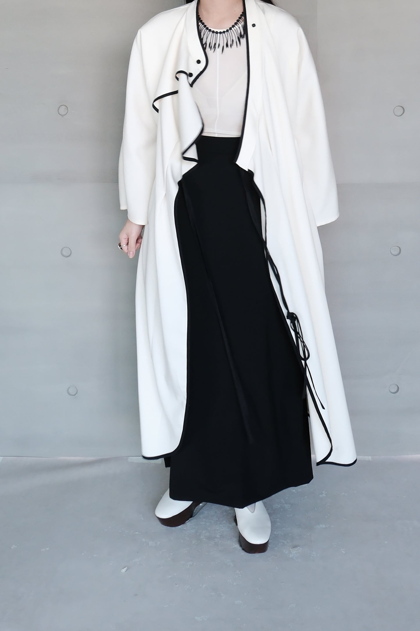 wool-blend maxi skirt (in-stock)