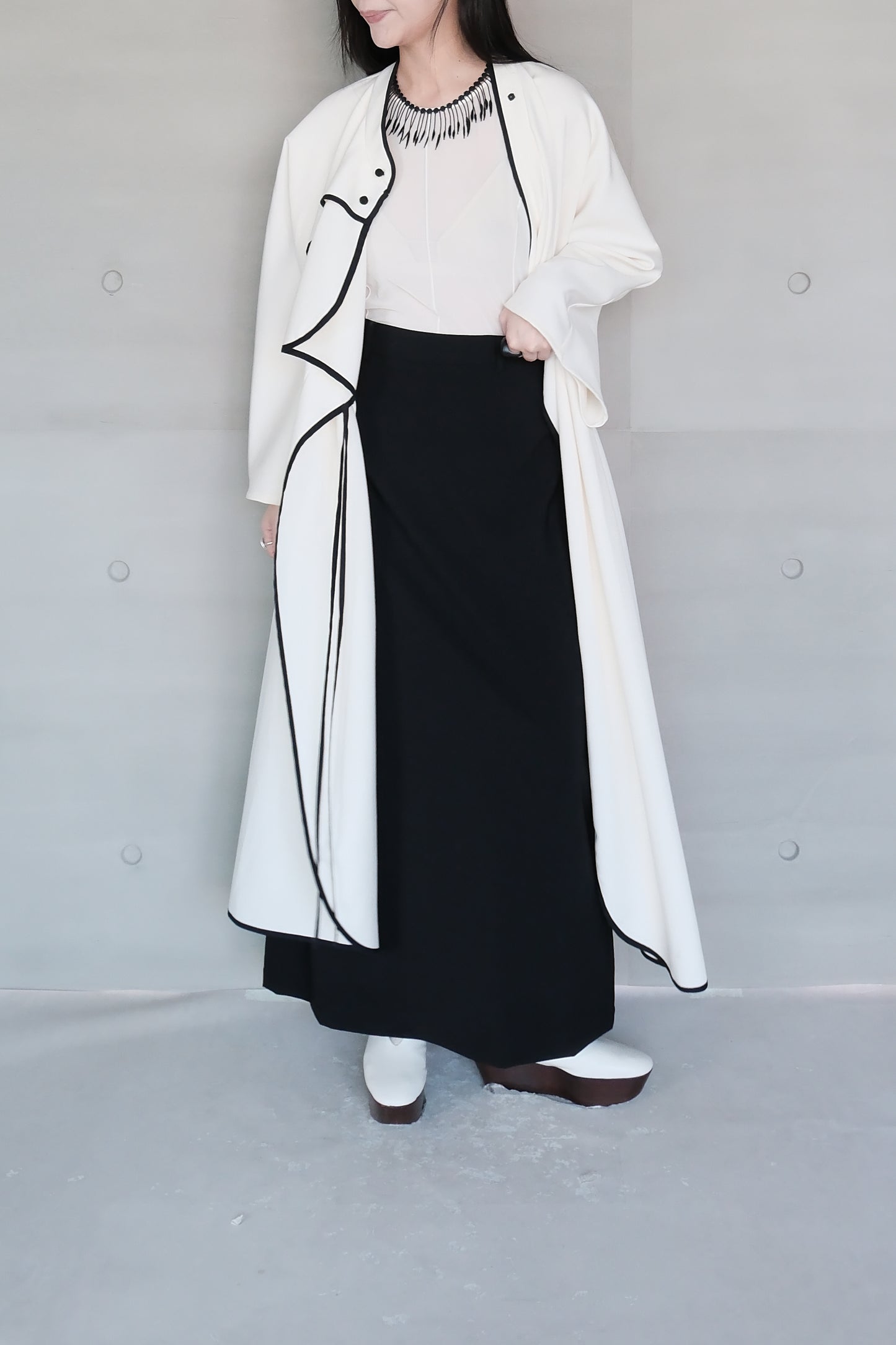 wool-blend maxi skirt (in-stock)