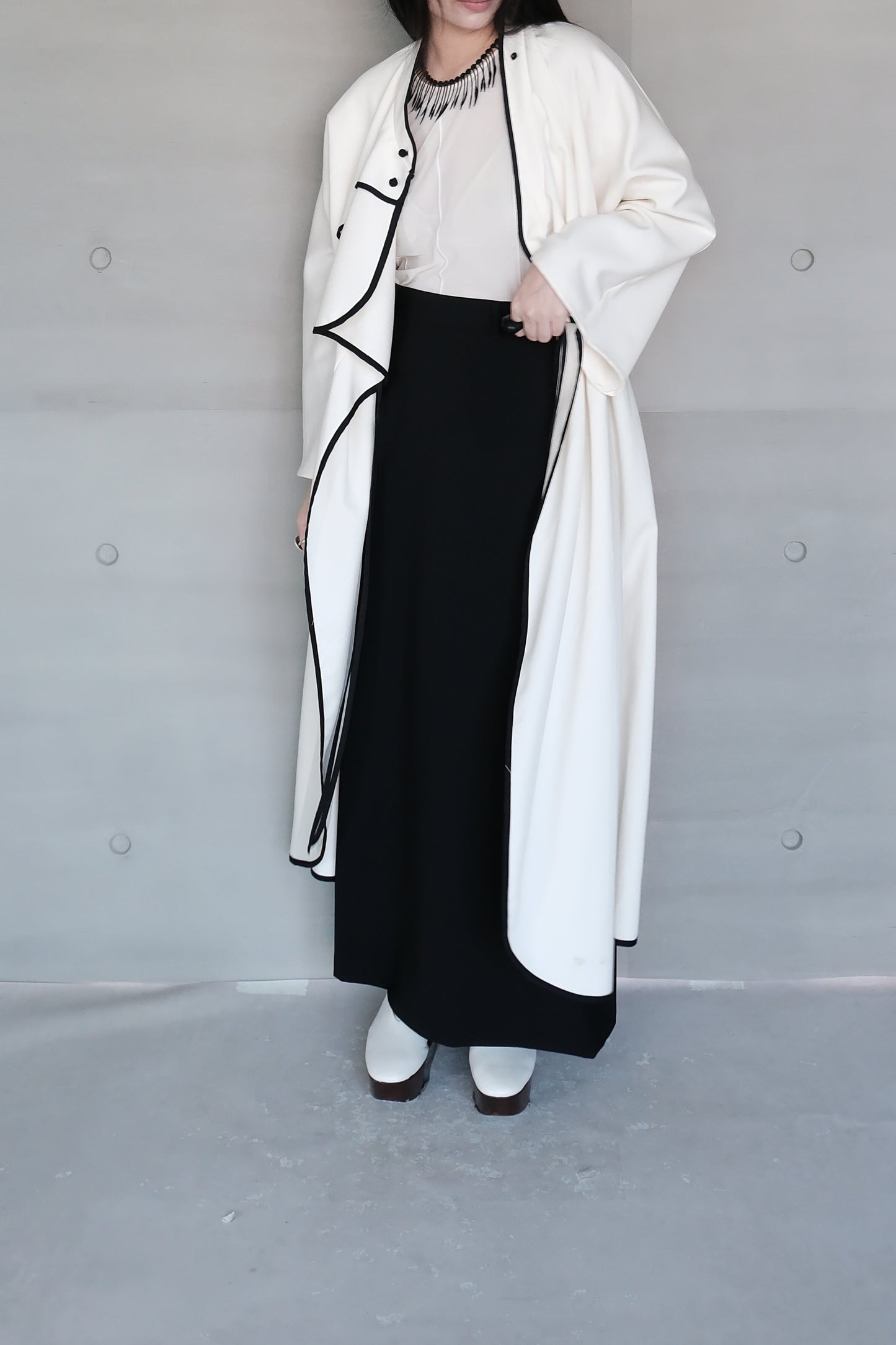 wool-blend maxi skirt (in-stock)