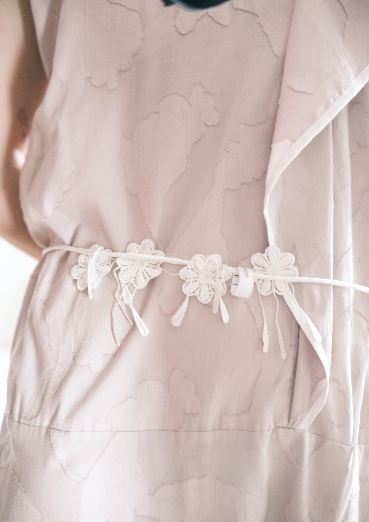 lace flower rope self-tie belt