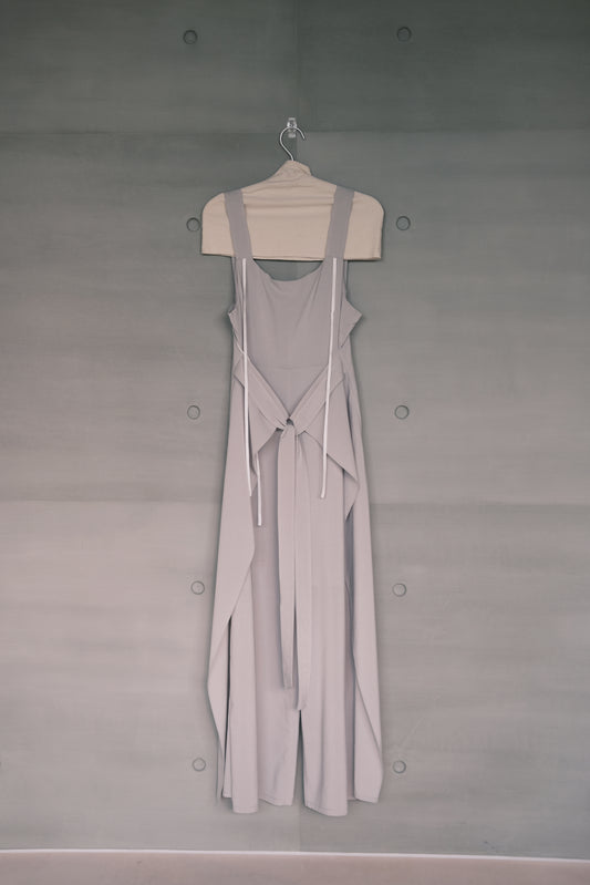 grey tied overalls (pre-order)