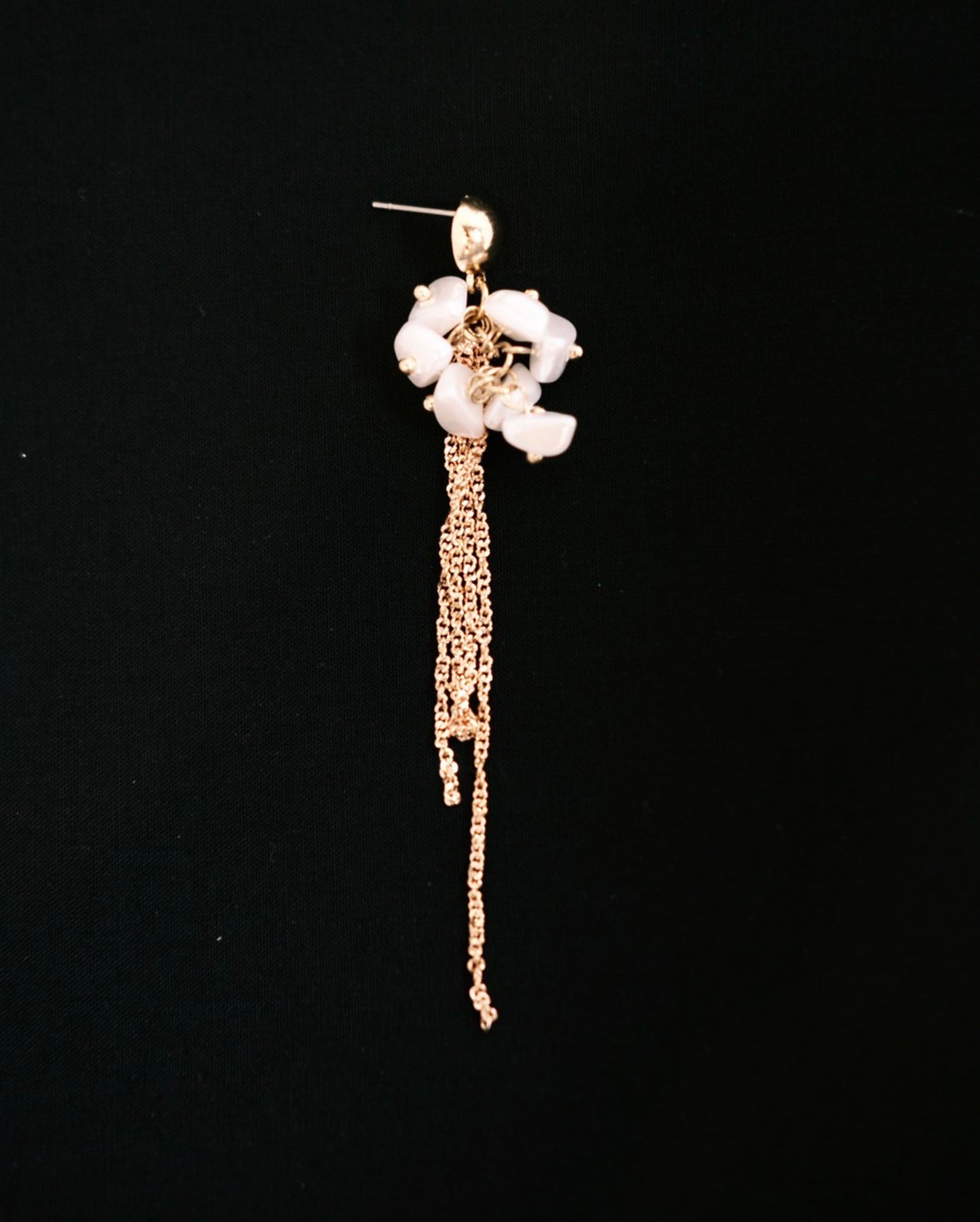 gold tassel earring 002(single)