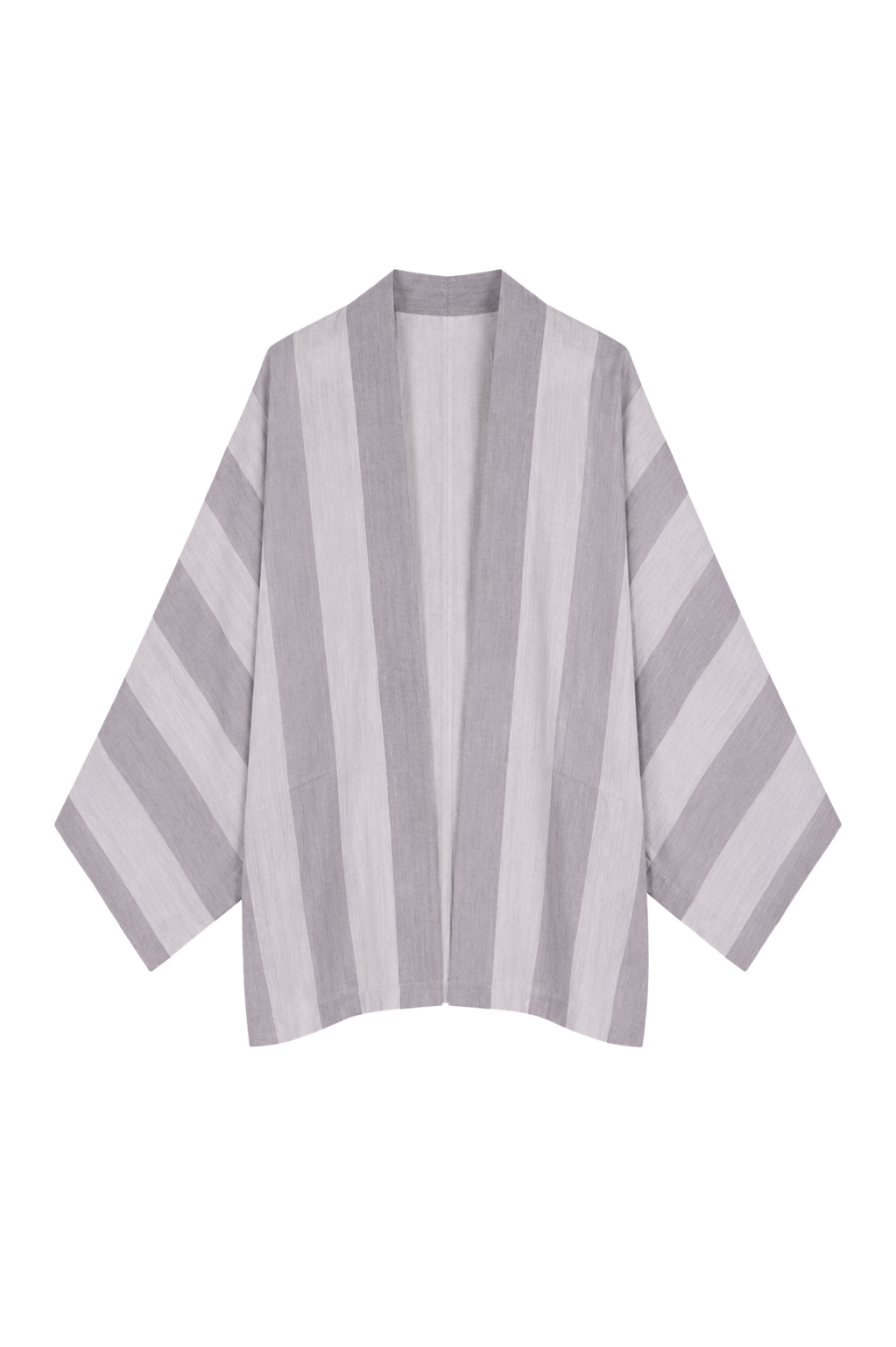 linen striped kimono (in-stock)