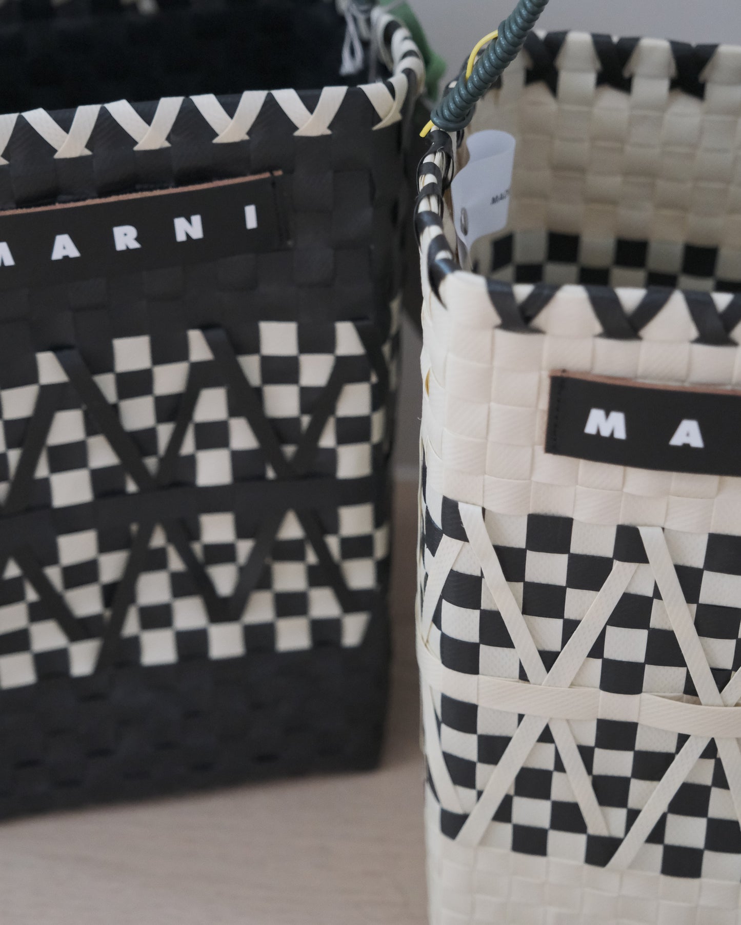 marni market bucket - black