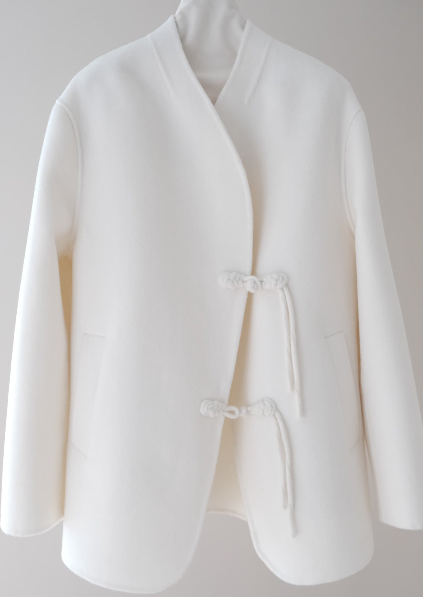 new mandarin wool coat (in-stock)