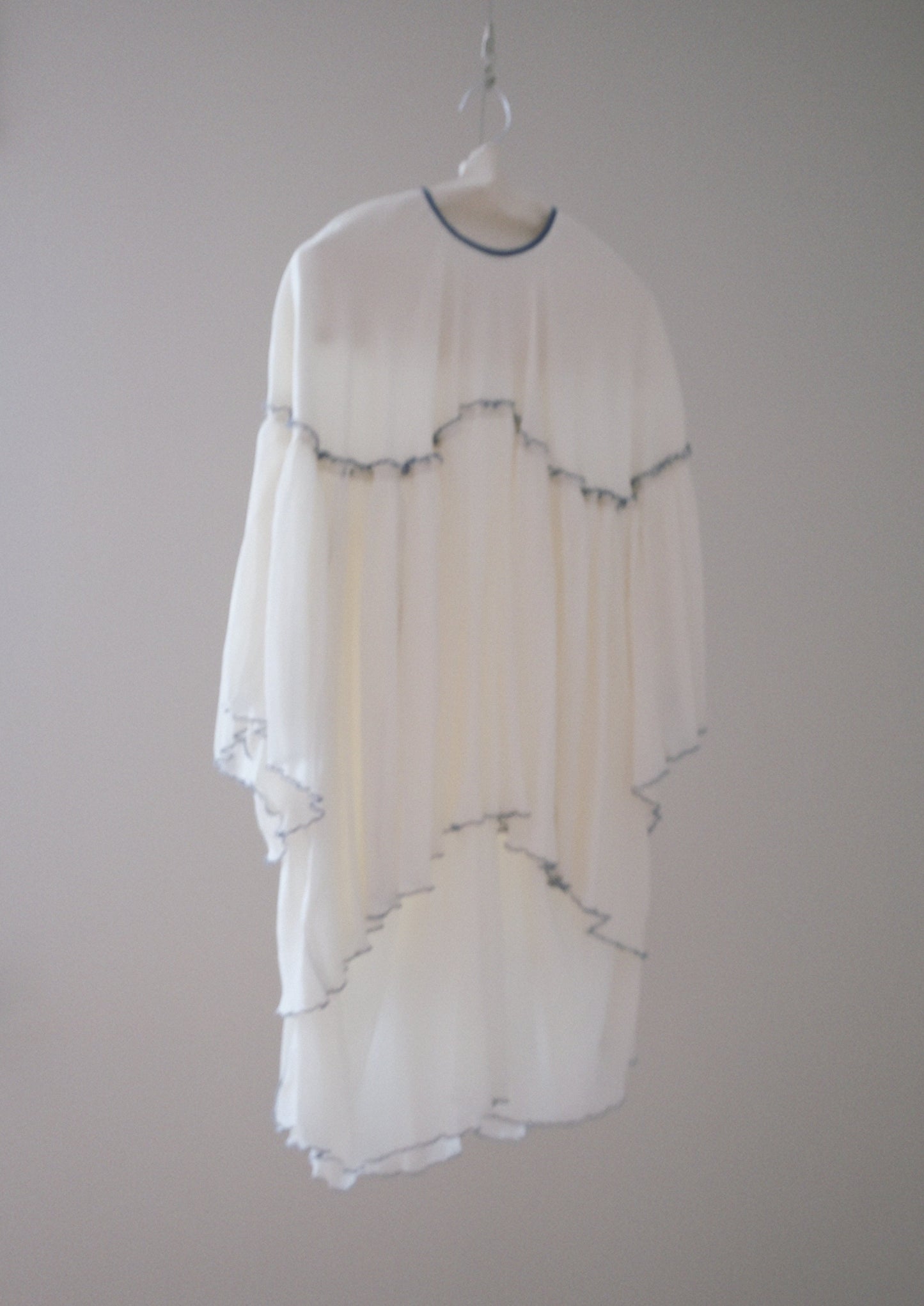 tiered top with agaric lace trim