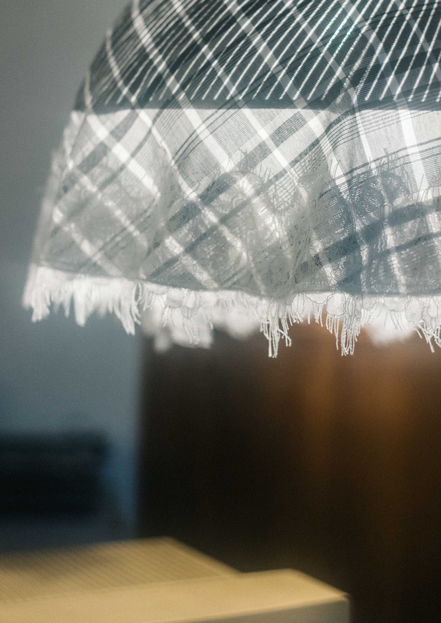 check laced cape (pre-order)