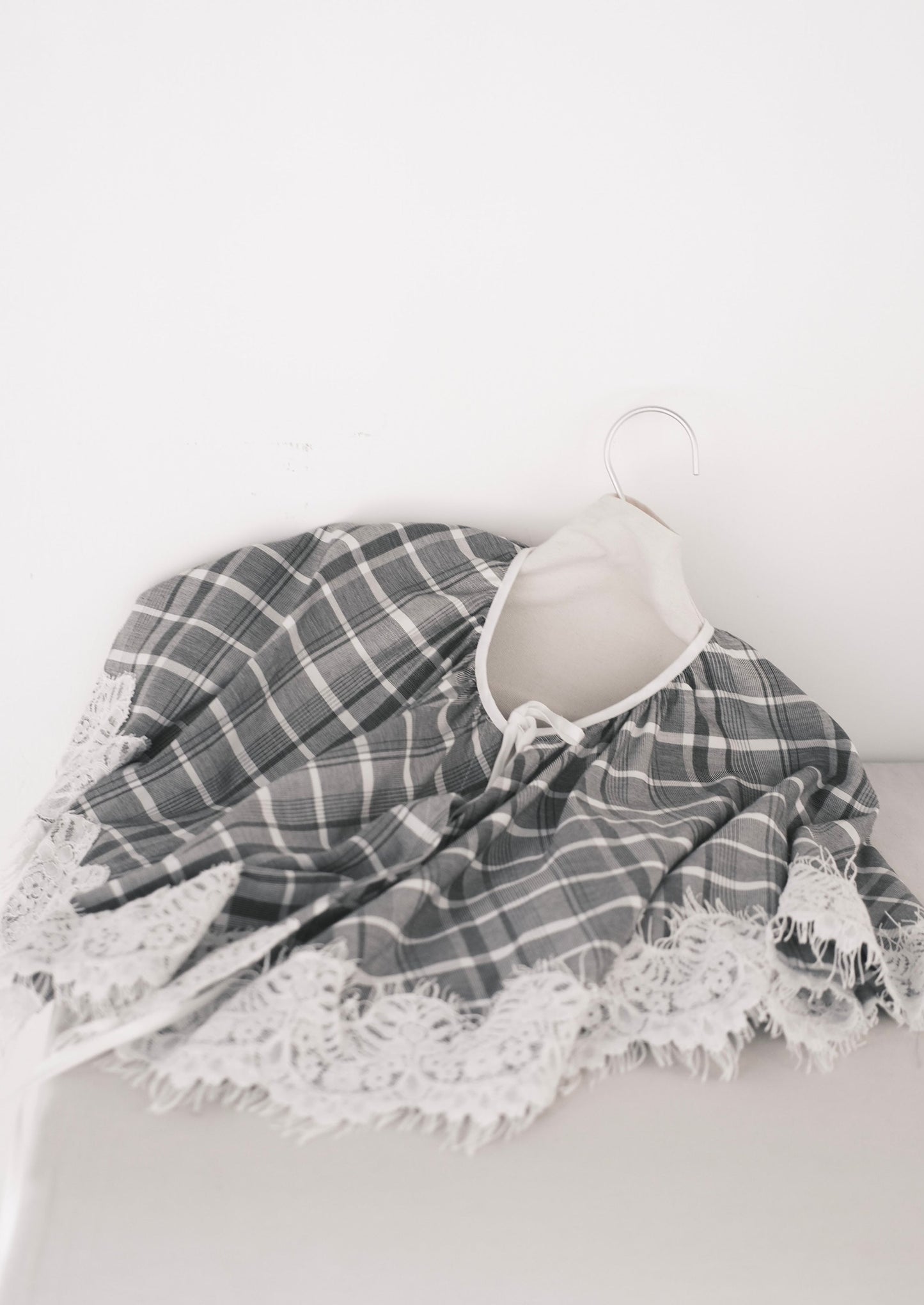 check laced cape (pre-order)